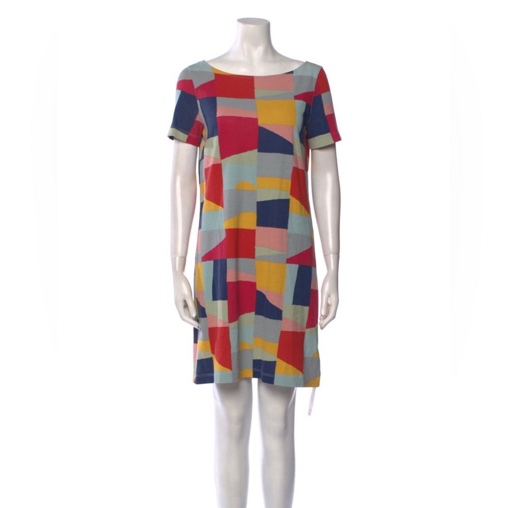 Tory Burch Multicolor Geometric Mini Dress